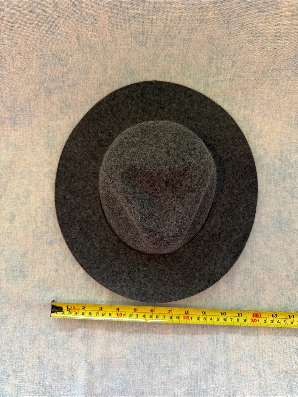 Ecoté Wool Fedora Gray Charcoal